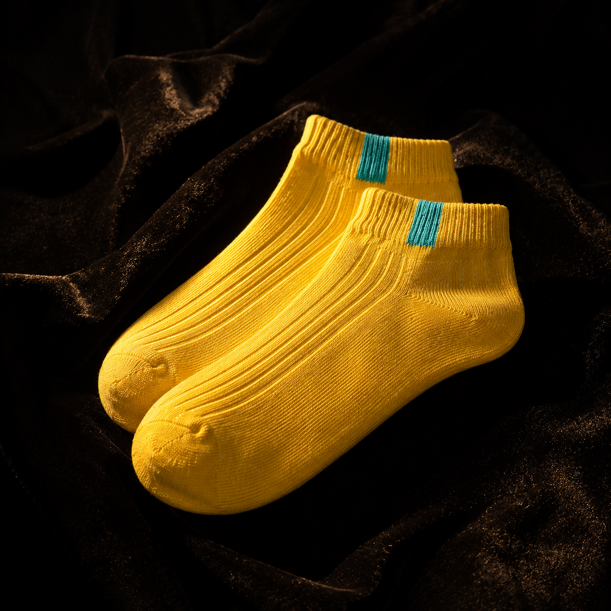 Kevorix pastel ribbed ankle socks pack of 6 colors