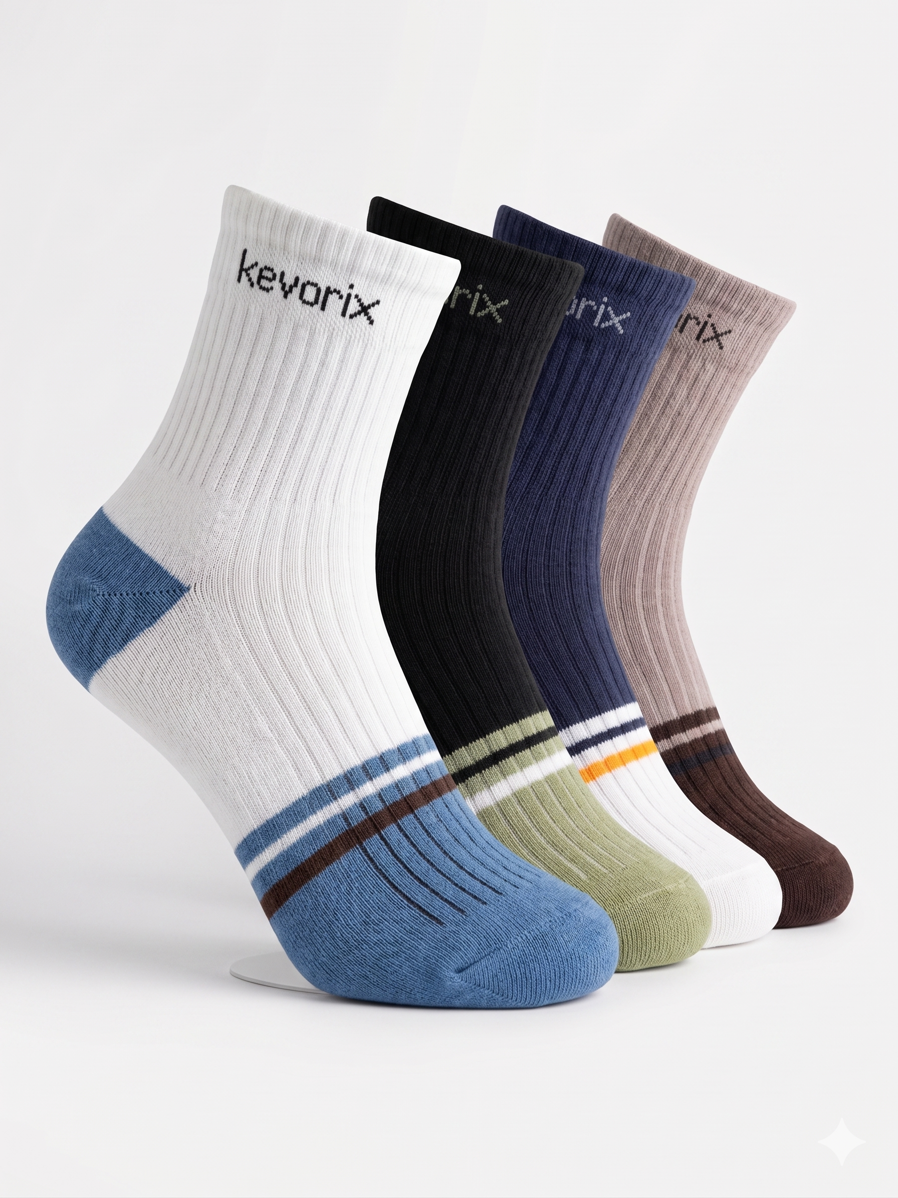 Cotton Ribbed Casual (Pack of 4)
